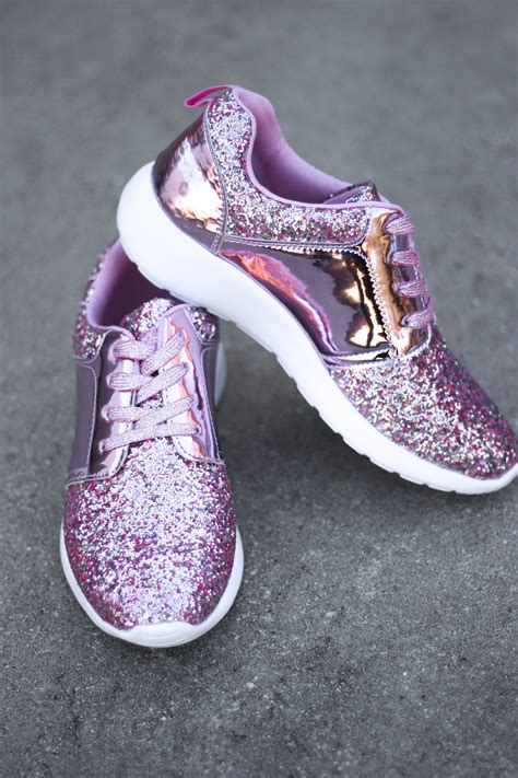 women's sparkle tennis shoes